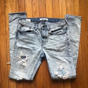 PacSun Lightwash Distressed Skinny Jeans